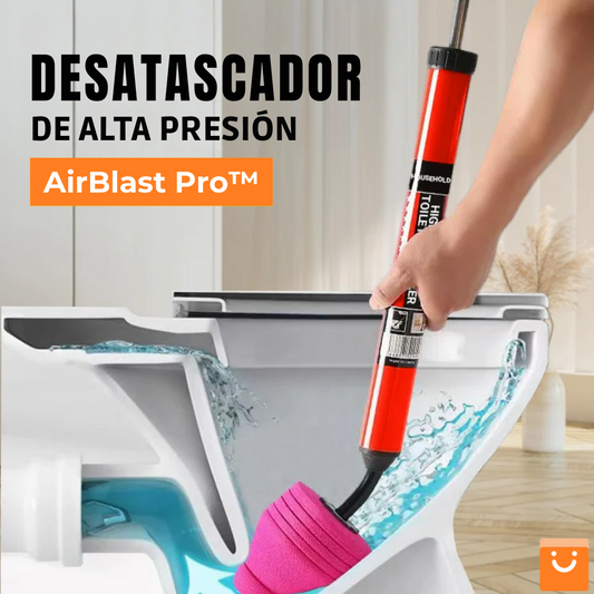 AIRBLAST PRO™ - DESBLOQUEADOR DE ALTA PRESIÓN PARA INODORO