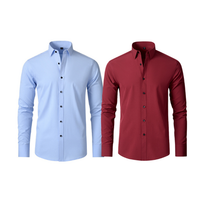 Compra 1 y Lleva 2 | Camisa Ultra Tech Social - Original y Resistente a las Arrugas