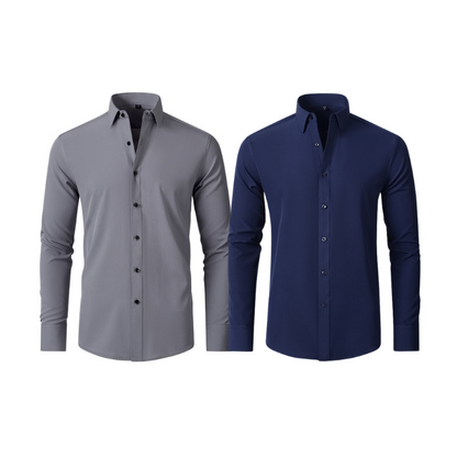 Compra 1 y Lleva 2 | Camisa Ultra Tech Social - Original y Resistente a las Arrugas