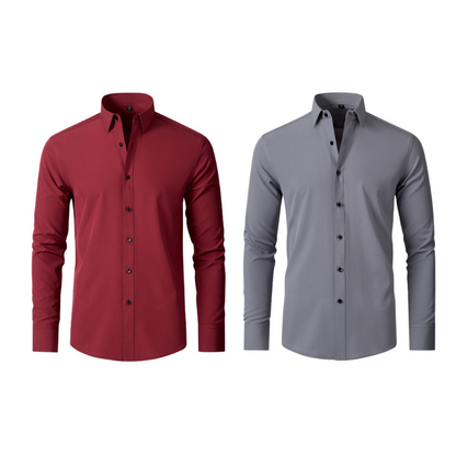 Compra 1 y Lleva 2 | Camisa Ultra Tech Social - Original y Resistente a las Arrugas