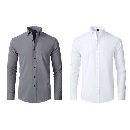 Compra 1 y Lleva 2 | Camisa Ultra Tech Social - Original y Resistente a las Arrugas