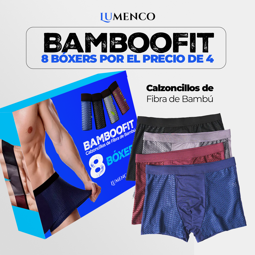 Calzoncillos de Fibra de Bambú | BambooFit- [🔥8 BÓXERS POR EL PRECIO DE 4 🔥]