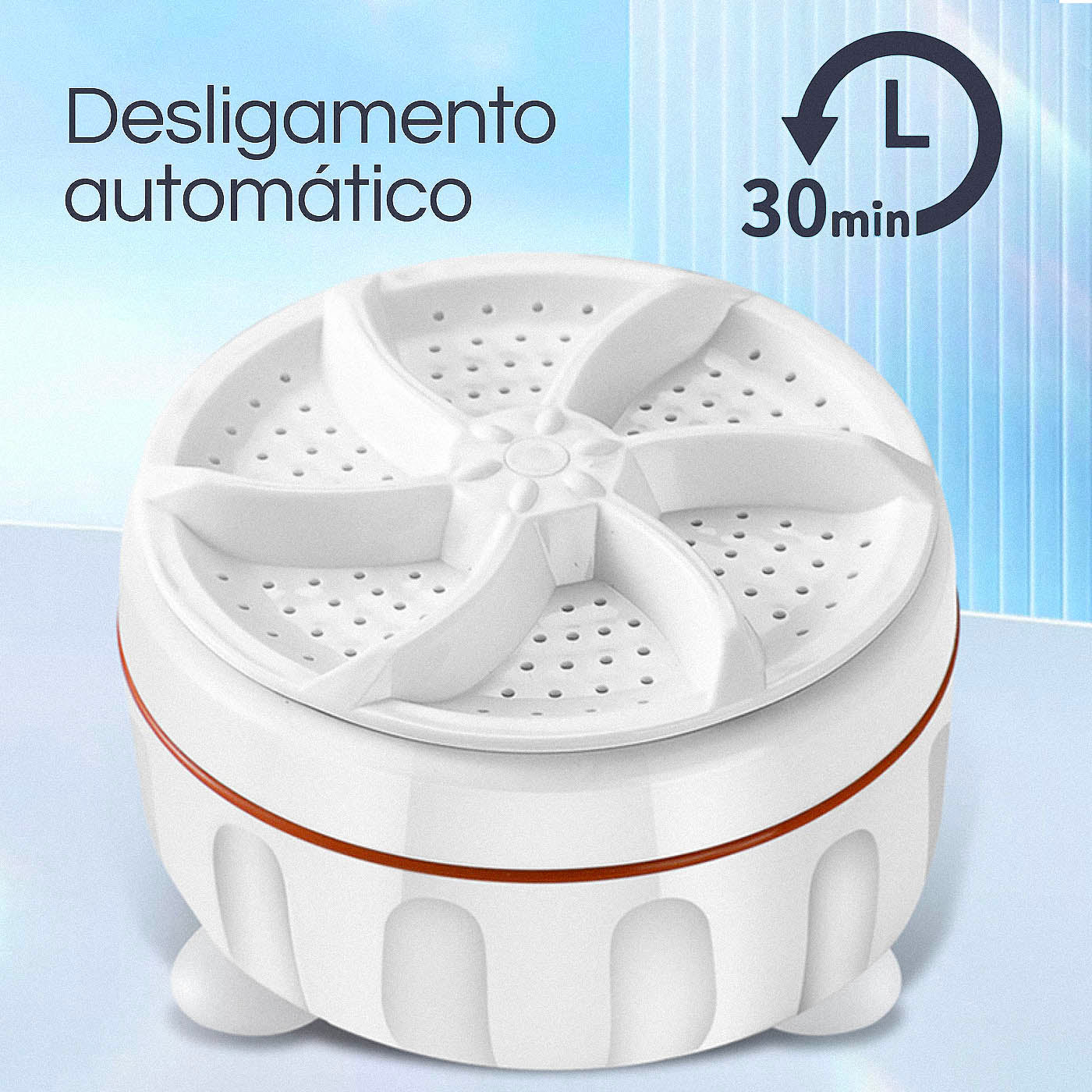 Mini Lavadora Portátil 2 en 1: Lava Ropa y Vajilla, Compacta y Eficiente para tu Día a Día